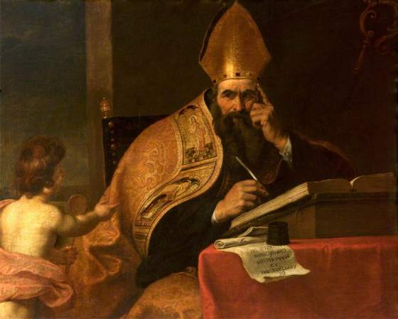 Seghers, Gerard, 1591-1651; The Four Doctors of the Western Church: Saint Augustine of Hippo (354-430)
